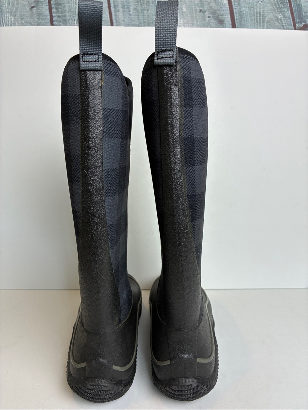 Muck Boot CO The Original- Hale Plaid Women’s Size 7 Tall Waterproof Boots - Picture 6 of 9